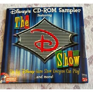 1998 Disney's The D Show CD-ROM Trivia Game